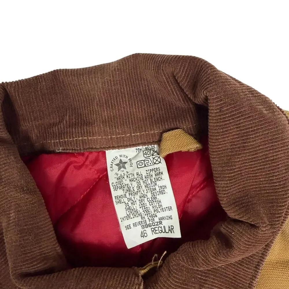 Carhartt cropped detroit style brown work wear jacket